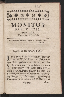 Monitor. 1773, nr 103