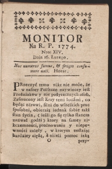 Monitor. 1774, nr 14