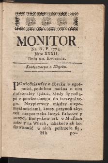 Monitor. 1774, nr 32