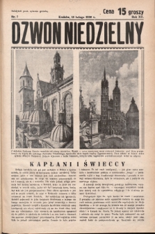 Dzwon Niedzielny. 1936, nr 7