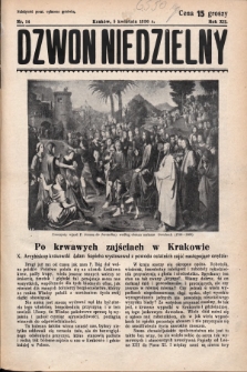 Dzwon Niedzielny. 1936, nr 14