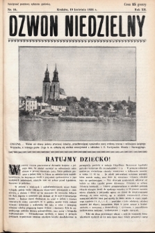 Dzwon Niedzielny. 1936, nr 16