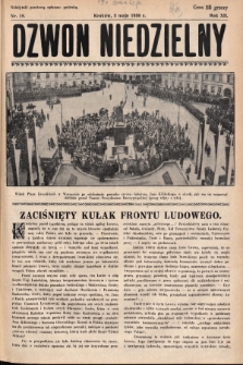 Dzwon Niedzielny. 1936, nr 18