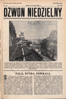 Dzwon Niedzielny. 1936, nr 19