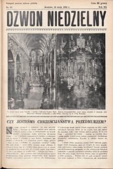 Dzwon Niedzielny. 1936, nr 21