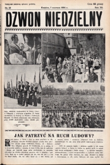 Dzwon Niedzielny. 1936, nr 23