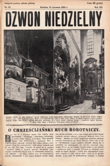 Dzwon Niedzielny. 1936, nr 25