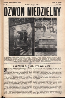Dzwon Niedzielny. 1936, nr 28
