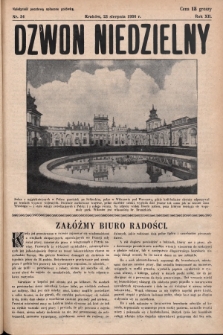 Dzwon Niedzielny. 1936, nr 34