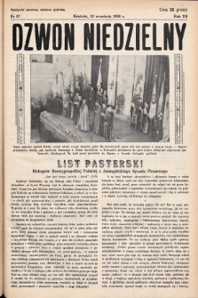 Dzwon Niedzielny. 1936, nr 37