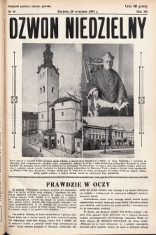 Dzwon Niedzielny. 1936, nr 38