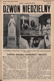 Dzwon Niedzielny. 1936, nr 42