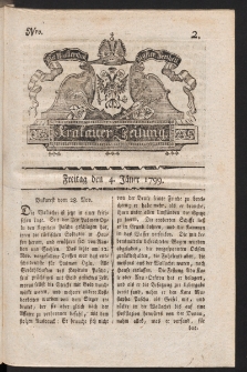 Krakauer Zeitung. 1799, nr 2
