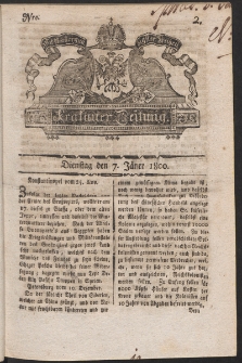 Krakauer Zeitung. 1800, nr 2