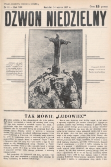 Dzwon Niedzielny. 1937, nr 11