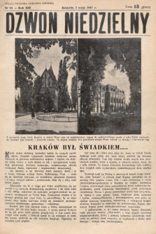 Dzwon Niedzielny. 1937, nr 18
