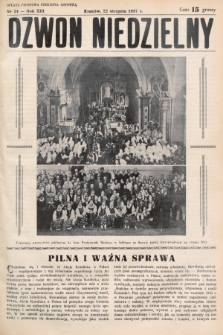 Dzwon Niedzielny. 1937, nr 34