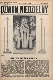 Dzwon Niedzielny. 1938, nr 5