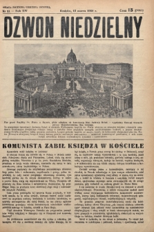 Dzwon Niedzielny. 1938, nr 11