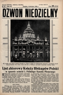 Dzwon Niedzielny. 1938, nr 14