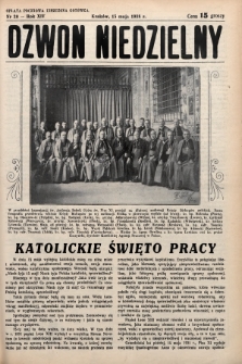 Dzwon Niedzielny. 1938, nr 20