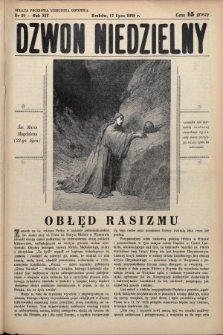 Dzwon Niedzielny. 1938, nr 29