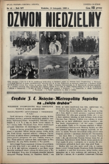 Dzwon Niedzielny. 1938, nr 46