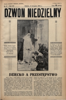 Dzwon Niedzielny. 1938, nr 47