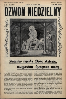 Dzwon Niedzielny. 1938, nr 52
