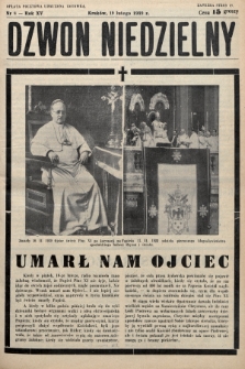 Dzwon Niedzielny. 1939, nr 8
