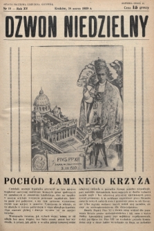 Dzwon Niedzielny. 1939, nr 13