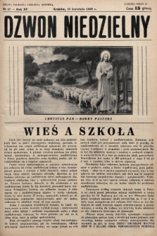 Dzwon Niedzielny. 1939, nr 17
