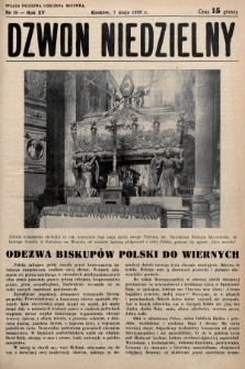 Dzwon Niedzielny. 1939, nr 19