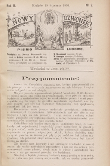 Nowy Dzwonek : pismo ludowe. 1894, nr 2
