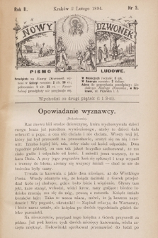 Nowy Dzwonek : pismo ludowe. 1894, nr 3