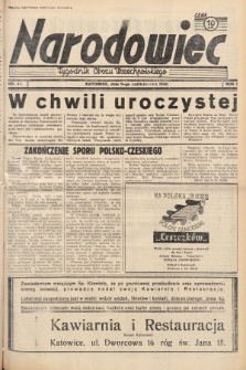 Narodowiec : tygodnik Obozu Wszechpolskiego. 1938, nr 41