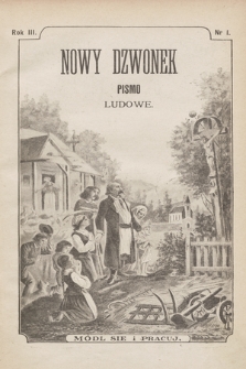 Nowy Dzwonek : pismo ludowe. 1895, nr 1