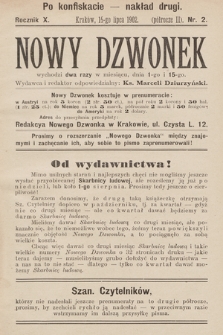 Nowy Dzwonek. 1902, nr 2 [po konfiskacie]