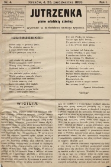 Jutrzenka : pismo młodzieży szkolnej. 1899, nr 4