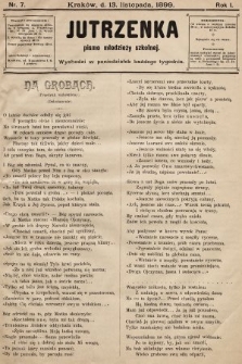 Jutrzenka : pismo młodzieży szkolnej. 1899, nr 7