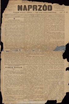 Naprzód : czasopismo polityczne i społeczne : organ partyi socyalno-demokratycznej. 1898, nr 5
