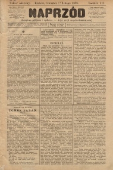 Naprzód : czasopismo polityczne i społeczne : organ partyi socyalno-demokratycznej. 1898, numer okazowy