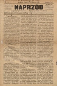 Naprzód : czasopismo polityczne i społeczne : organ partyi socyalno-demokratycznej. 1898, nr 12