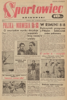 Sportowiec Krakowski. 1938, nr 18 (wydanie czwartkowe)