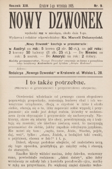 Nowy Dzwonek. 1905, nr 9