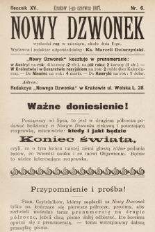 Nowy Dzwonek. 1907, nr 6