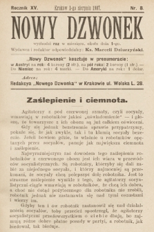 Nowy Dzwonek. 1907, nr 8