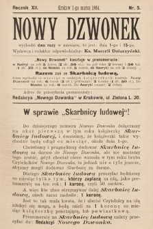 Nowy Dzwonek. 1904, nr 5