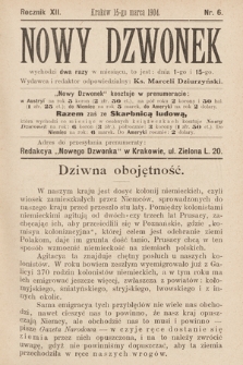Nowy Dzwonek. 1904, nr 6