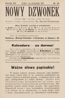 Nowy Dzwonek. 1904, nr 18